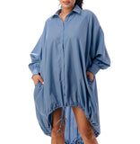 Oversized Shirt Dress