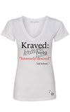 Kraved Definition Misses V-Neck Tees