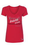 Kraved Definition Misses V-Neck Tees