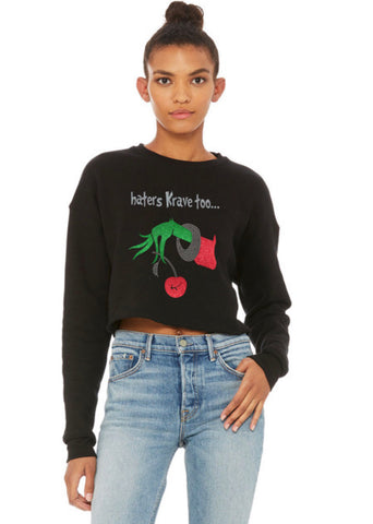 “Haters Krave Too” Cropped Sweatshirt