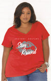 Stay Kraved Kurvy V-Neck Tees